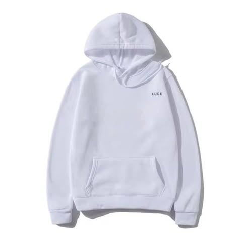 Luce White Hoodie