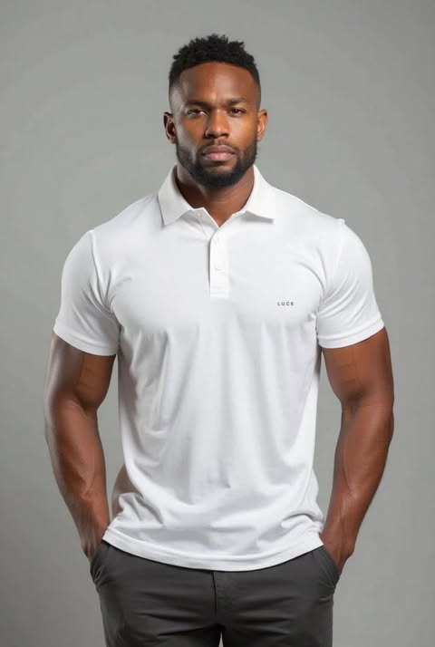 Luce Polo White shirt [Polyester fabric]